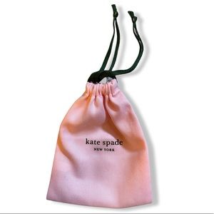 Pink and Green Kate Spade Mini Dust Bag
